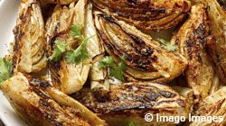 Angerichtetes Fenchel-Gemüse.